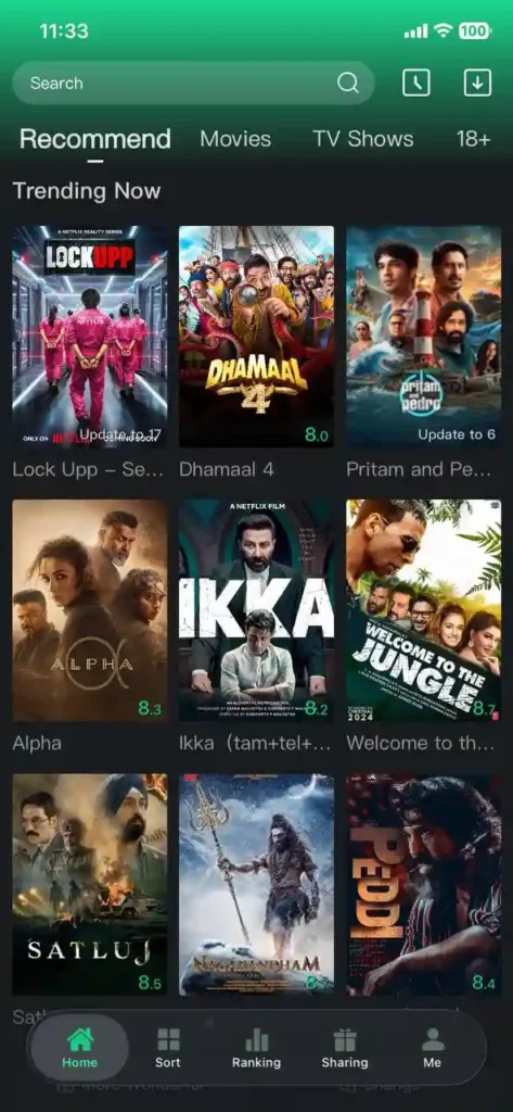 AuraPantry Movie App 1