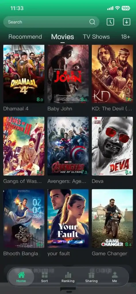 AuraPantry Movie App 2